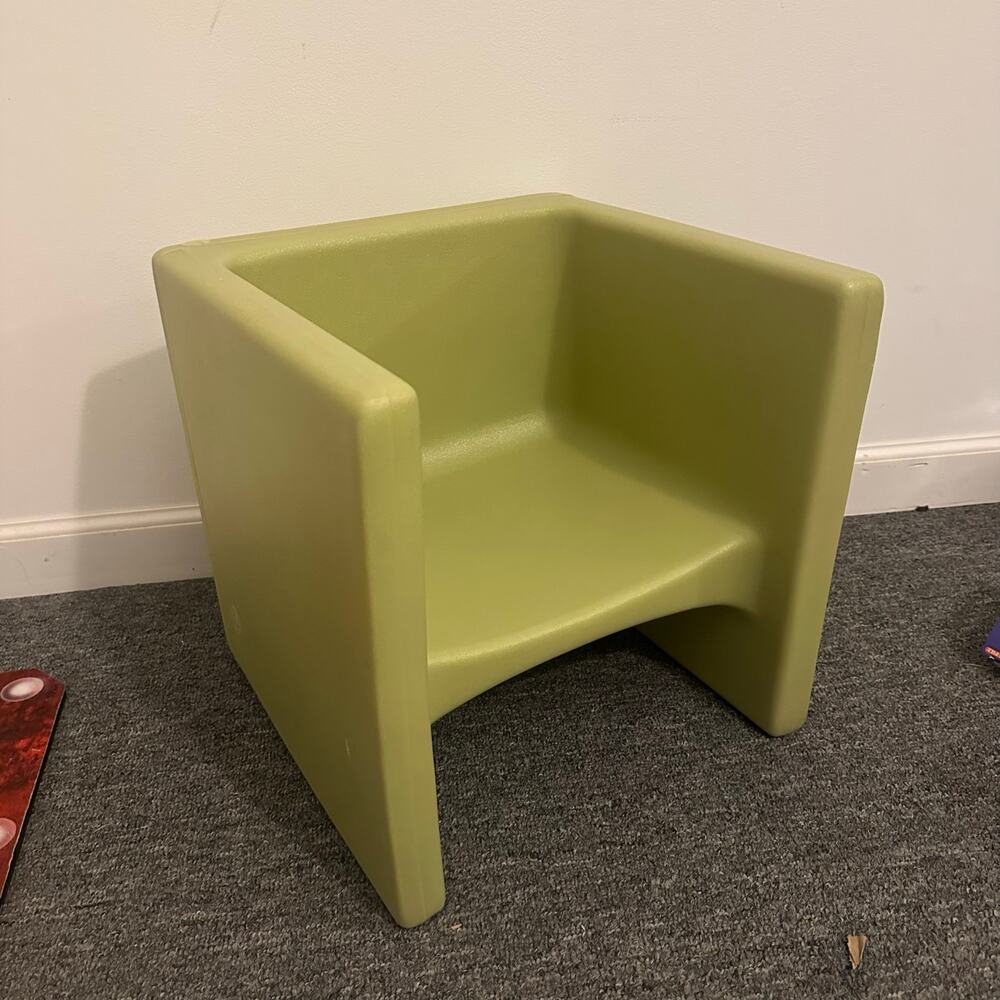 Children's Factory Cube Chair for Kids, Flexible Seating Chair, Fern - Picture 2 of 5